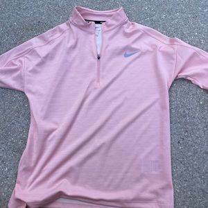 Pink Nike 1/4 zip